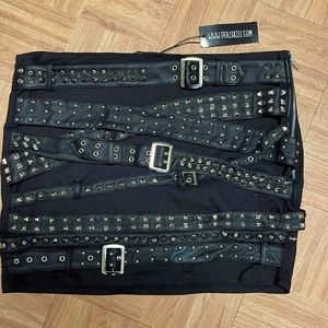 Current Mood belt skirt